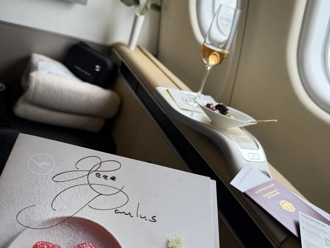 First-Class-Service bei Lufthansa
